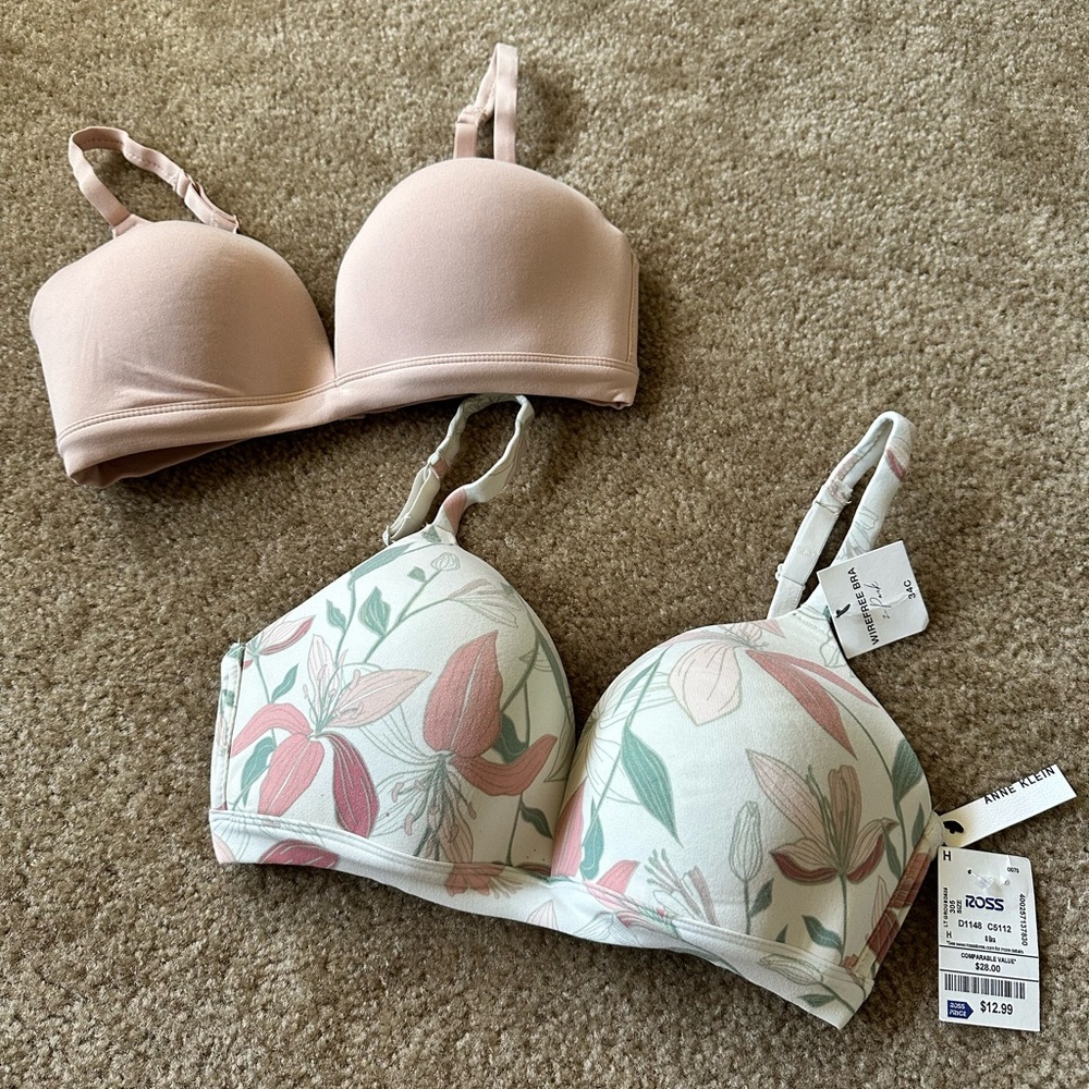 2-Pack Ann Klein Bra’s